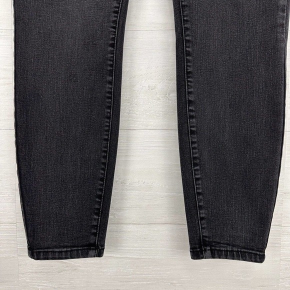 Judy Blue High Waist Skinny Fit Jeans Women 22W Waist 38 Washed Black Stretch - Picture 3 of 14